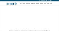 Desktop Screenshot of lifeformchairs.com